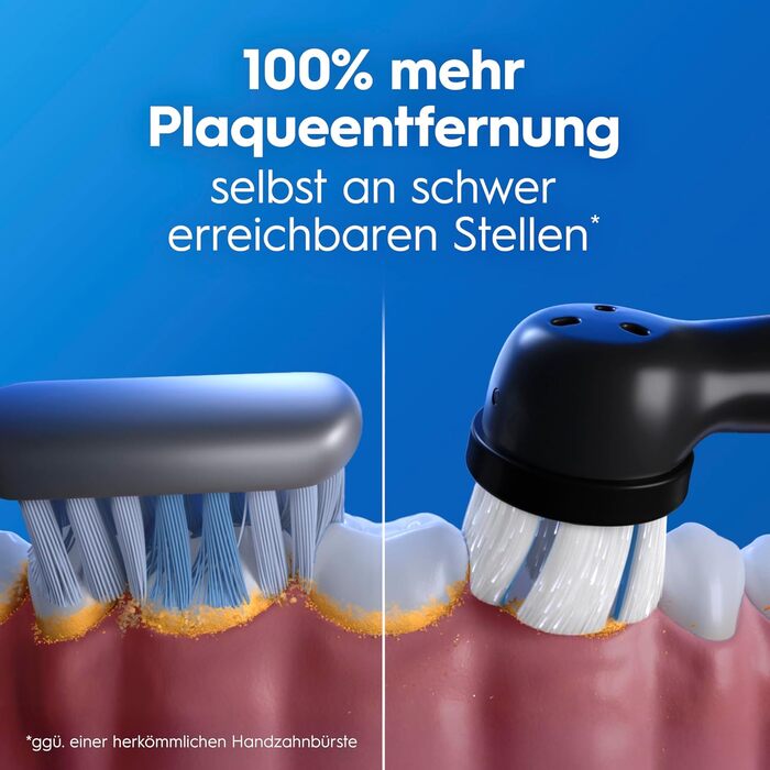 Електрична зубна щітка Oral-B iO Series 2 Night Black: 3 режими чищення, насадка та дорожній футляр
