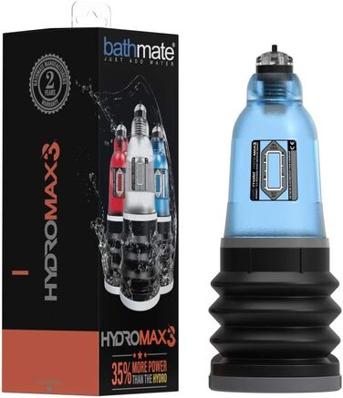 Bathmate Hydromax 3 - вакуумний насос для ерекції (472 г, блакитний)