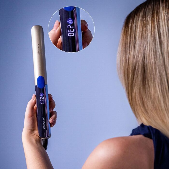 Професійний випрямляч для волосся Cecotec Lisse I-Twerk Pro: інфрачервона технологія, вібруючі керамічні пластини з турмаліновим покриттям, 160-230°C