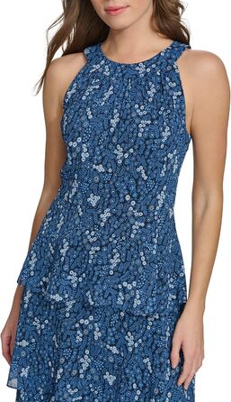 Сукня Tommy Hilfiger міді з ґудзиками, Sky Captain/Синя (44)