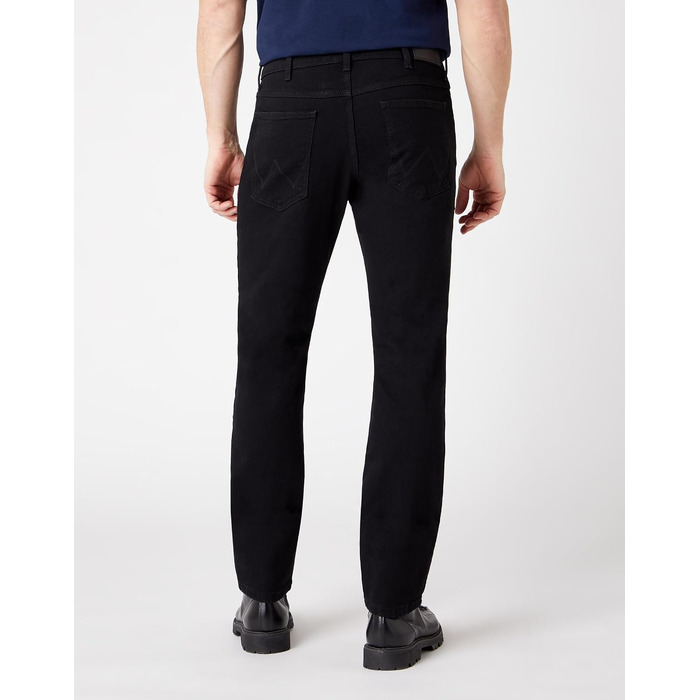 Чоловічі джинси Wrangler Regular Fit Regular - середня посадка, колір Black Rinse (синьо-чорний), W34 L30