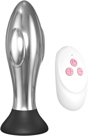 Вібратор ануса металевий YcsLust з пультом керування - 10 швидкостей, для жінок/чоловіків/пар