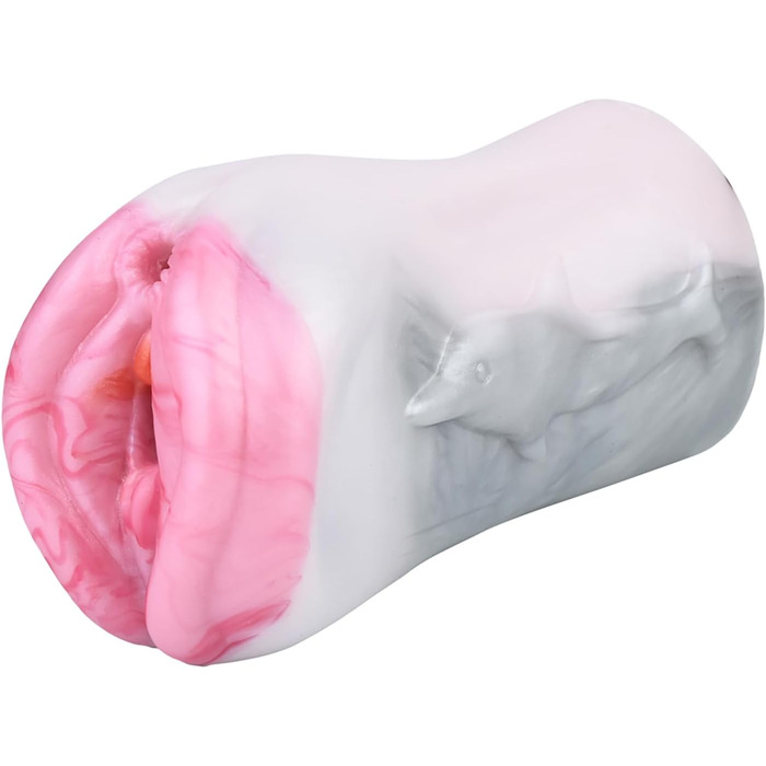 Силіконовий мастурбатор Qiyasex для чоловіків 2-в-1 з реалістичним дизайном тварин, анальний та вагінальний отвори, великий, компактний, 3D, сексуальна іграшка для чоловіків