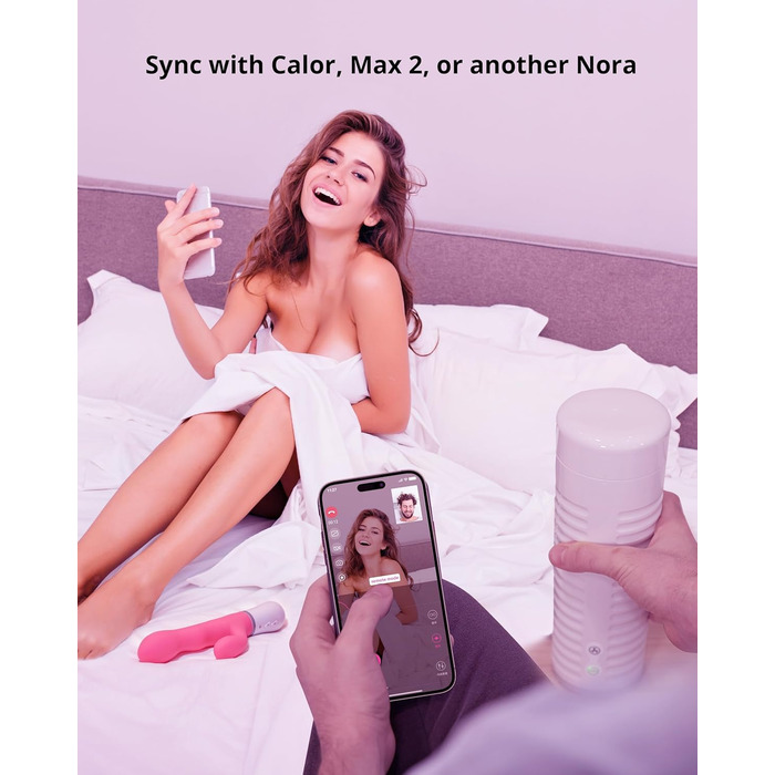 LOVENSE Nora Bluetooth вібратор-кліторальний кролик з керуванням через додаток, для жінок, стимулятор клітора та G-точки, необмежені налаштування вібрації