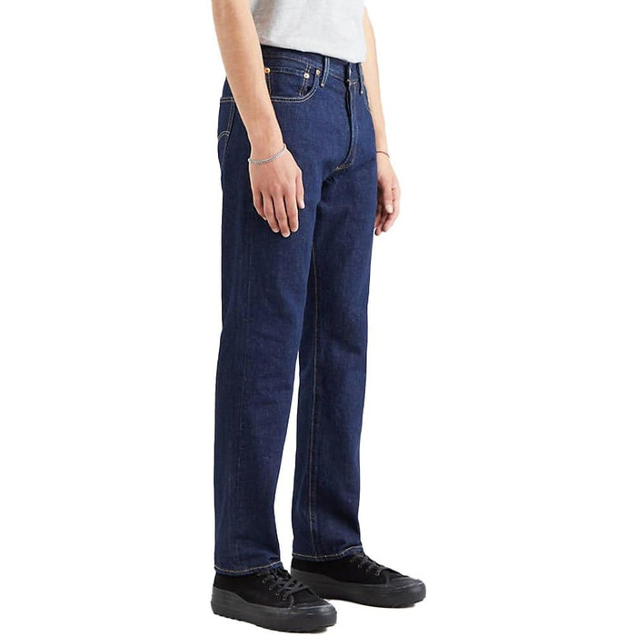 Чоловічі джинси Levi's 501 Original Straight Fit, прямий крій, колір One Wash, розмір 36W/32L