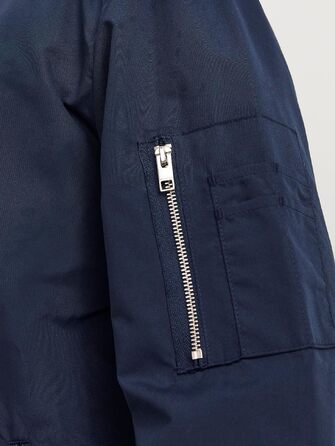 Чоловіча куртка-бомбер JACK & JONES Blousonjacke, темно-синя, розмір 5XL