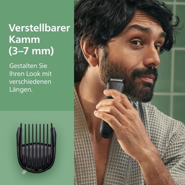 Універсальний тример Philips Multigroom 3000 серії 9-в-1 MG3946/15 для обличчя, голови та тіла, 12 налаштувань довжини