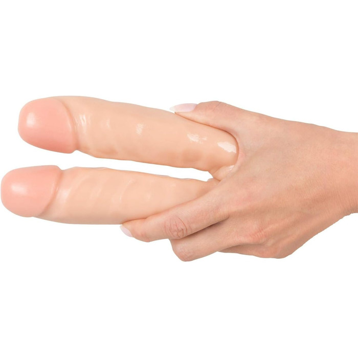 Двосторонній дildo You2Toys з двома кінцями, Double Dong для жінок, чоловіків та пар (колір шкіри світлий)
