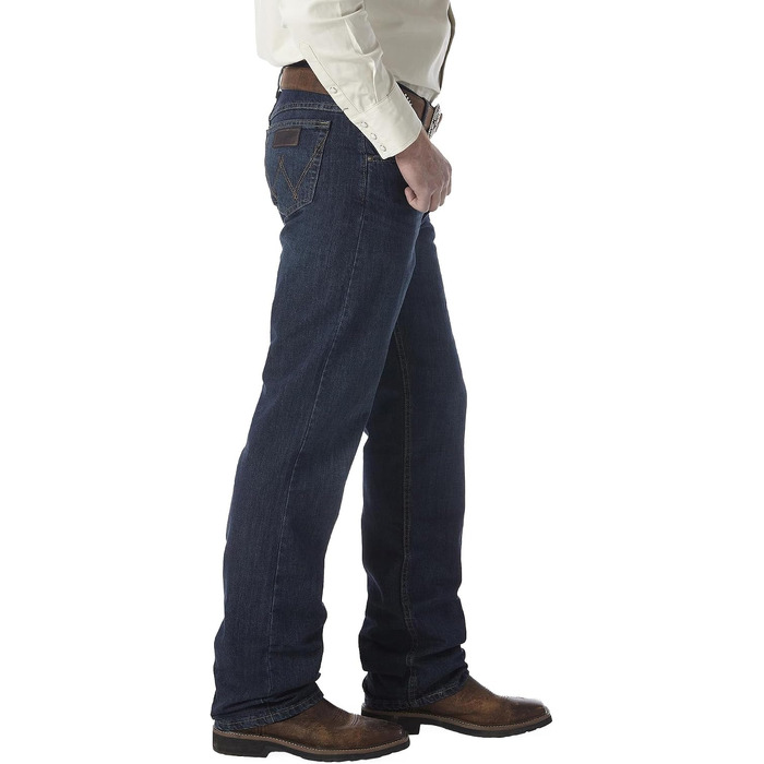 Чоловічі вогнестійкі джинси Wrangler Original Fit Cowboy Cut, темно-сині (32W / 34L)
