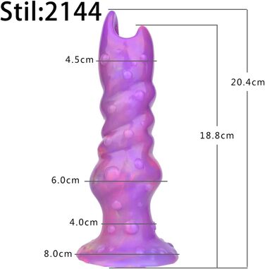 Інопланетний дилда з пневматичним яйцем, що світиться, Lmgoc - анальний плагін, секс-іграшка для жінок та чоловіків