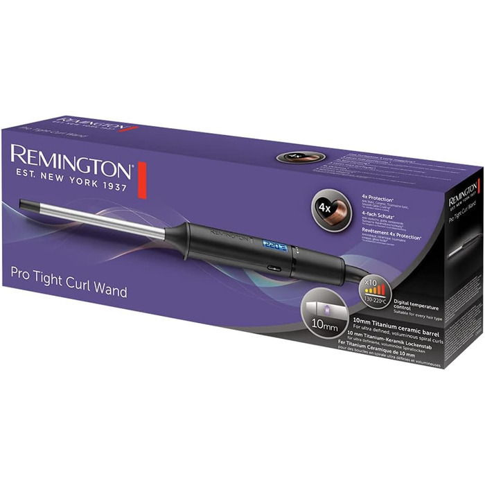 Плокаціль Remington Pro Soft Curl CI6525 (25 мм) з кераміко-турмаліновим покриттям, LCD-дисплеєм та регулюванням температури 130-220°C