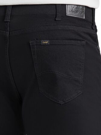 Чоловічі джинси Lee Extreme Motion Relaxed Straight Big and Tall, чорні (44W / 28L)