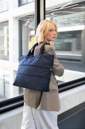 Універсальна сумка-шопер reisenthel shopper e1 Twist Navy, містка сумка для покупок
