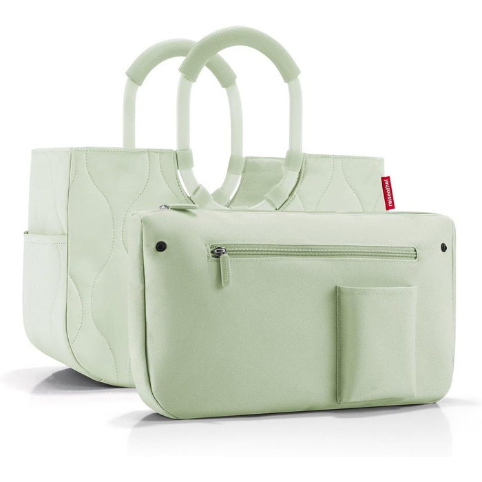 Еко-сумка для покупок reisenthel loopshopper (розмір M, колір Puffer Iced Matcha) з переробленого PET-пластику