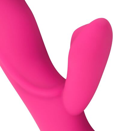 Вібратор Rabbit, 10 режимів вібрації, водонепроникний, перезаряджається - Рожевий