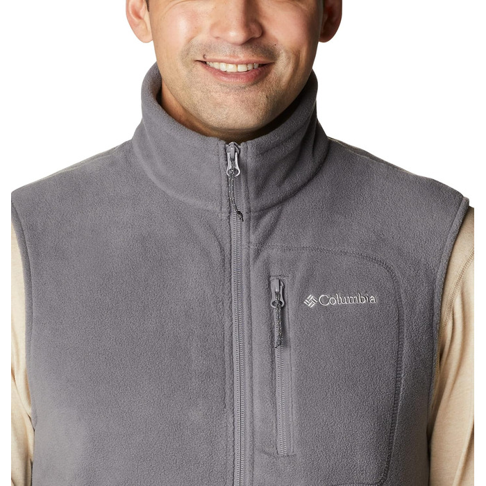 Чоловічий флісовий жилет Columbia Fast Trek Fleece Vest, сірий (City Grey), сезон Осінь-Зима 2024/2025