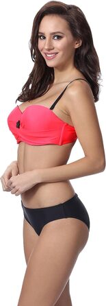 Бікіні жіночий Merry Style P61962W (38, червоний/чорний) – Комплект