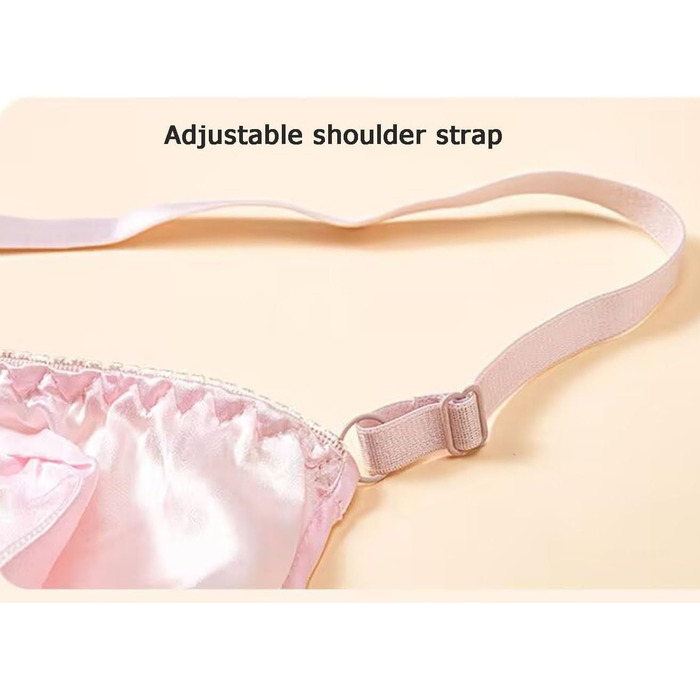 2 шт. Шовкові бра Seiden-BHS Ultradünne для жінок, без кісточок, м'які та зручні для повсякденного носіння, 2025 (18,34/75) 34 18