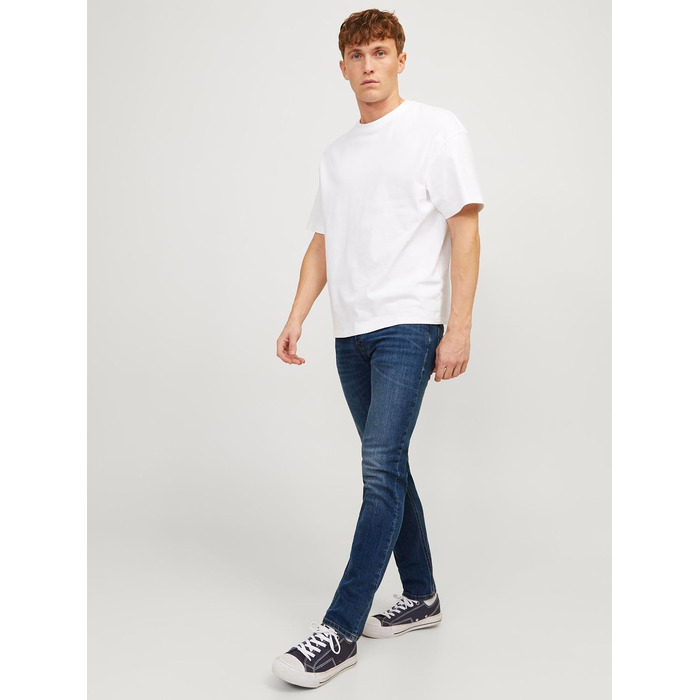Чоловічі джинси Jack & Jones JJITIM JJORIGINAL AM 012 LID NOOS, синій денім, розмір 44W/32L