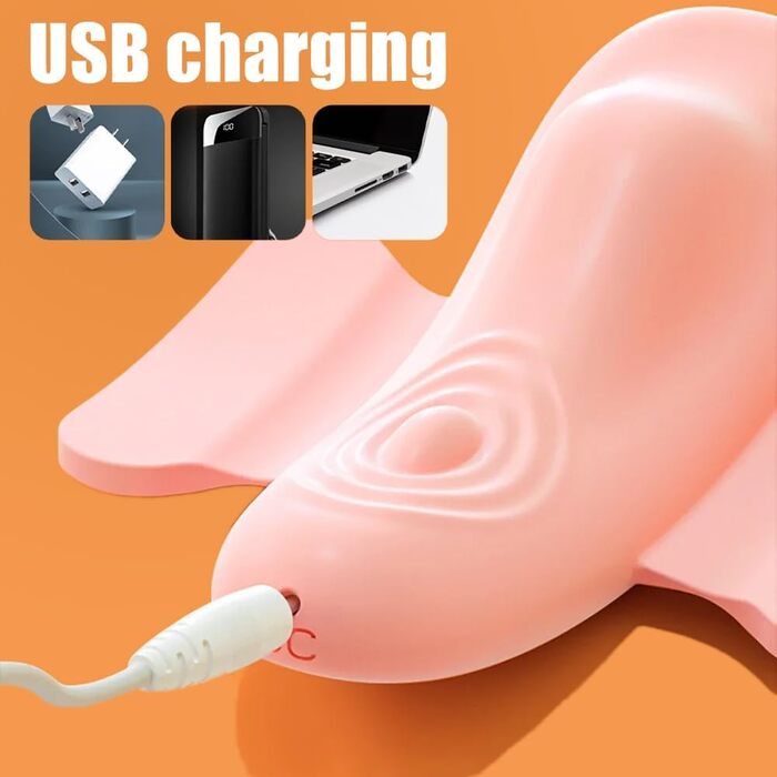 Вібратор для жінок Guspiun Butterfly - портативний, 7 режимів, з пультом дистанційного керування