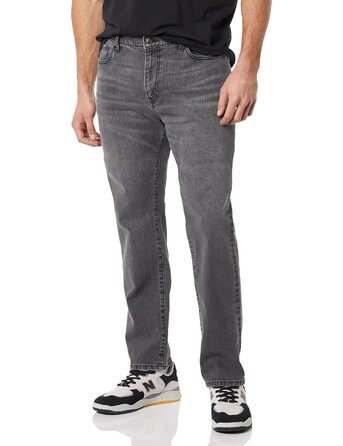 Чоловічі джинси Amazon Essentials Athletic Fit зі стрейчем, сірий вимитий колір (29W / 29L)
