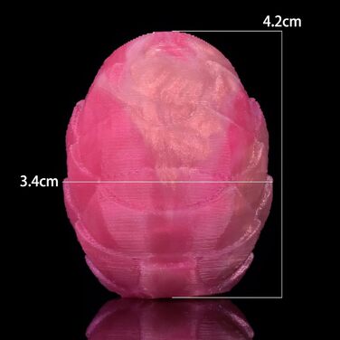 Секс-іграшка Liebeskugeln Alien-Sporen Eier: анальні та вагінальні стимулятори з Platinum Silicone (3 шт.)