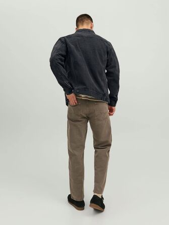 Чоловіча джинсова куртка JACK & JONES чорного кольору, розмір XXL