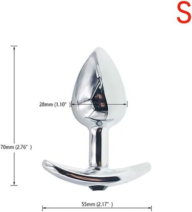 Металевий анальний плаг Jomyu (3 шт.): набір для дорослих, стимуляція G-точки, для пар та самостійного використання