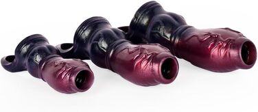 Чохол для пеніса з кільцем для яєчок, збільшувач пеніса, затримка еякуляції, для чоловіків та пар (S/M/L)