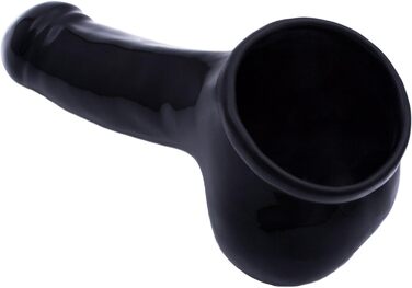 Штучний презерватив для пеніса TOYLIE Adam, чорний, довжина 13 см - з мішком для яєчок та вираженою головкою, Made in Germany