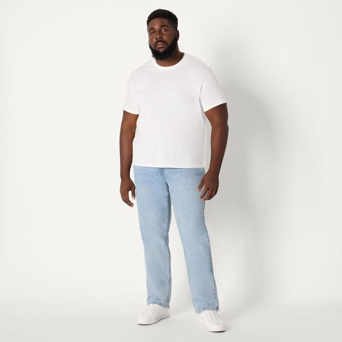 Чоловічі джинси Amazon Essentials Relaxed Fit, світло-блакитний колір (Light Ice), 35W / 34L