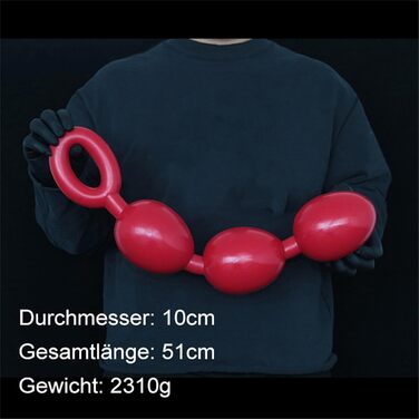 Анальний масажер Hrekssi з кулями, анальні кульки, анальний дildo, простатомасажер для чоловіків та жінок, SM іграшки для пар