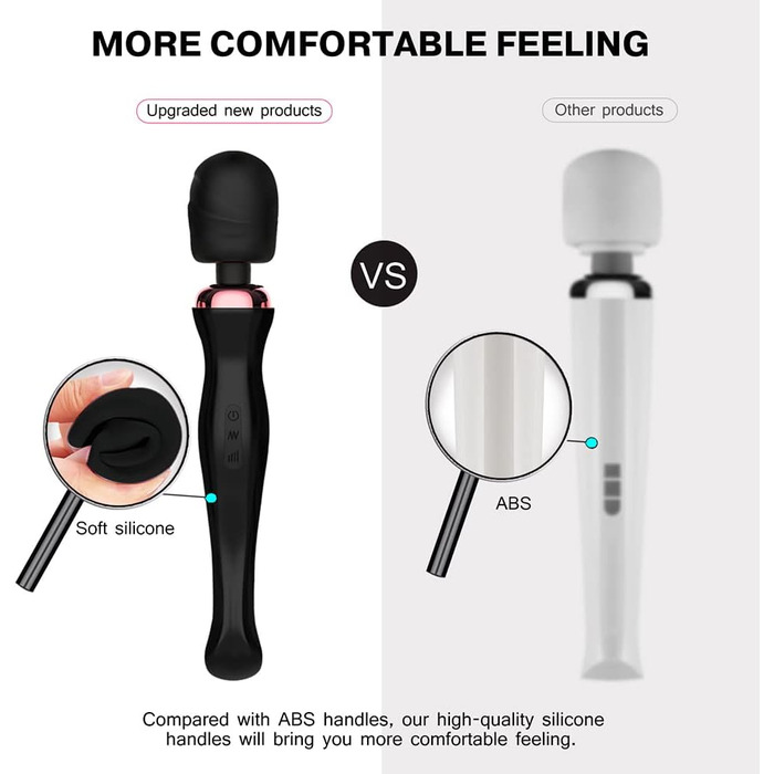 Силіконовий вібратор Xuomt для жінок: анальний, вагінальний, масажер клітора та G-spot. 20 режимів, водонепроникний, 32 см.