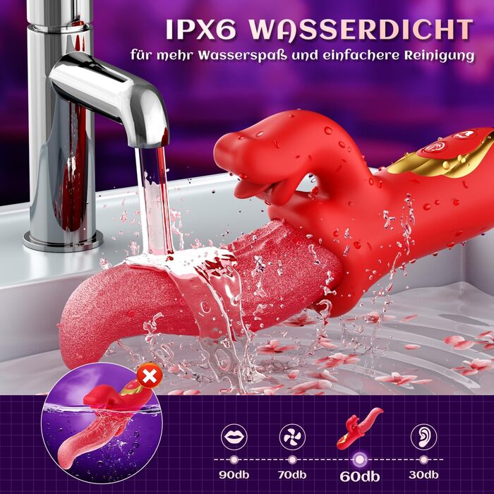 Вібратор для жінок, 3-в-1: вібратор клітора, анальний вібратор, секс-іграшка для пар. 10 режимів, преміум-якість