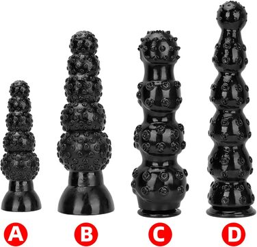 Анальний плаг XXL з сильним присоском для жінок - BDSM іграшки для стимуляції G-точки та анусу