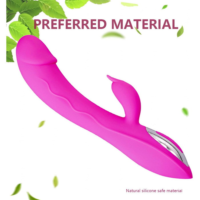 Вібратор G-Spot з силікону для жінок, 7 режимів, рожевий