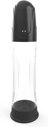 Електрична вакуумна помпа для збільшення статевого члена з акумулятором, LCD дисплеєм та USB-зарядкою - 20см Ø7см - для чоловіків, підтримка ерекції, тренування потенції