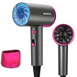 Іонний фен для волосся Aigostar 2200W з функцією холодного обдуву та styling-насадкою, захист від перегріву, 2 режими нагріву