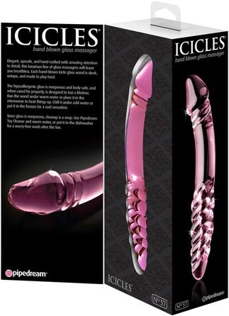 Pipedream Icicles No. 57, рожеві, 12 см - інтимні іграшки для дорослих