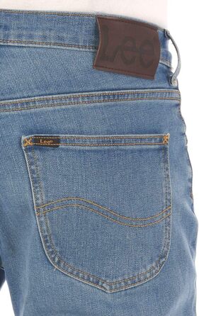 Чоловічі джинси Lee Denver Stretch Bootcut синього кольору Blue Used Fever, розмір 40W / 34L