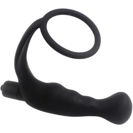 Вібратор для чоловіків: масажер простати, анальний плагін з вібрацією, силікон, для чоловіків