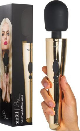 Масажер для тіла Luxy Silver (Gold) - бездротовий вібратор для жінок з 10 режимами, вологостійкий