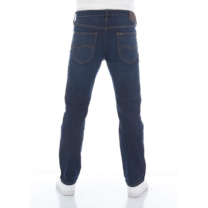 Чоловічі джинси Lee Daren Regular Fit Stretch, прямий крій, темно-сині, 36W/32L