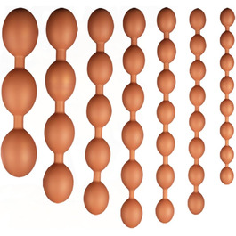 Анальні кулі з силікону Leyuye, екстра-довгі, анальна ланцюжок, плагін, для сексуальної стимуляції, чоловіки/жінки (XXXXL)