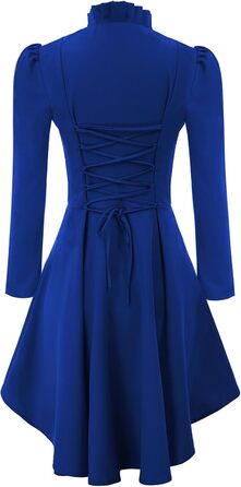 Жіночий костюм на Хелловін: корсет-жакет у стилі Ренесанс/Вікторіан/Стімпанк (Сапфіровий, XL)