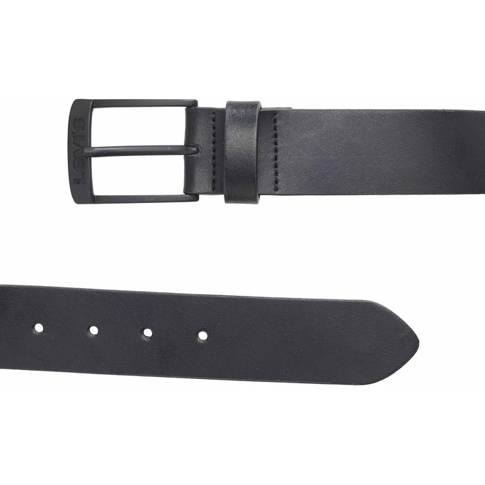 Чоловічий шкіряний ремінь Levi's New Duncan, колір Caviar, розмір 105