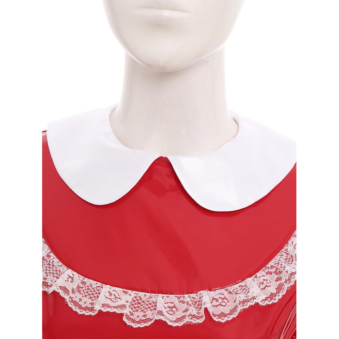 Костюм для косплею Halloween Cosplay Kleid від Vxuxlje: сукня з мереживом, французький стиль, для карнавалу (S, червоний)