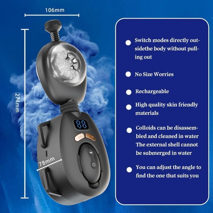 Мастурбатор для чоловіків BDSM з фіксацією на поясі, 9 режимів, сексуальні іграшки для чоловіків